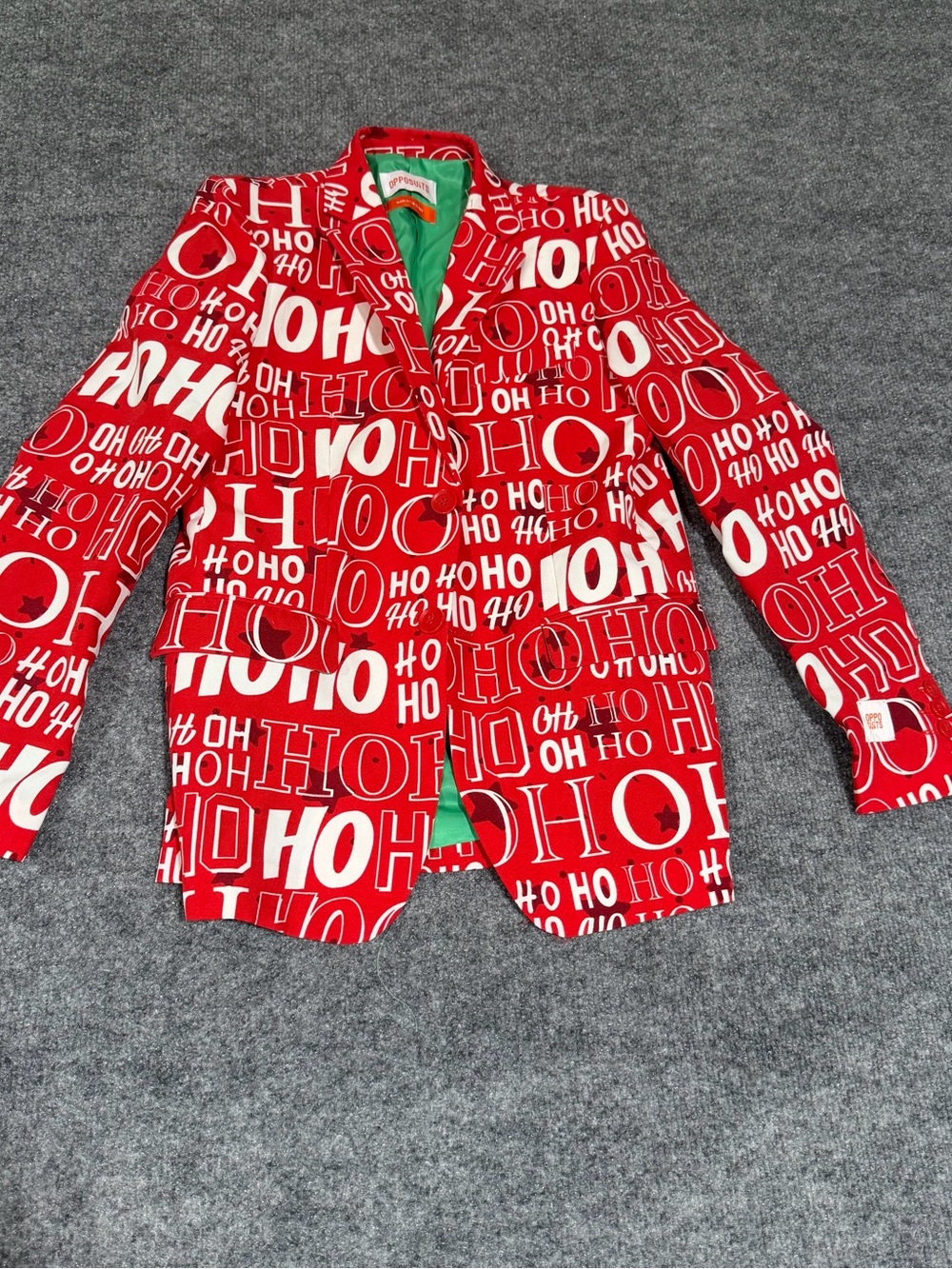 OppoSuits Kids Christmas Blazer Size L 12-14Y